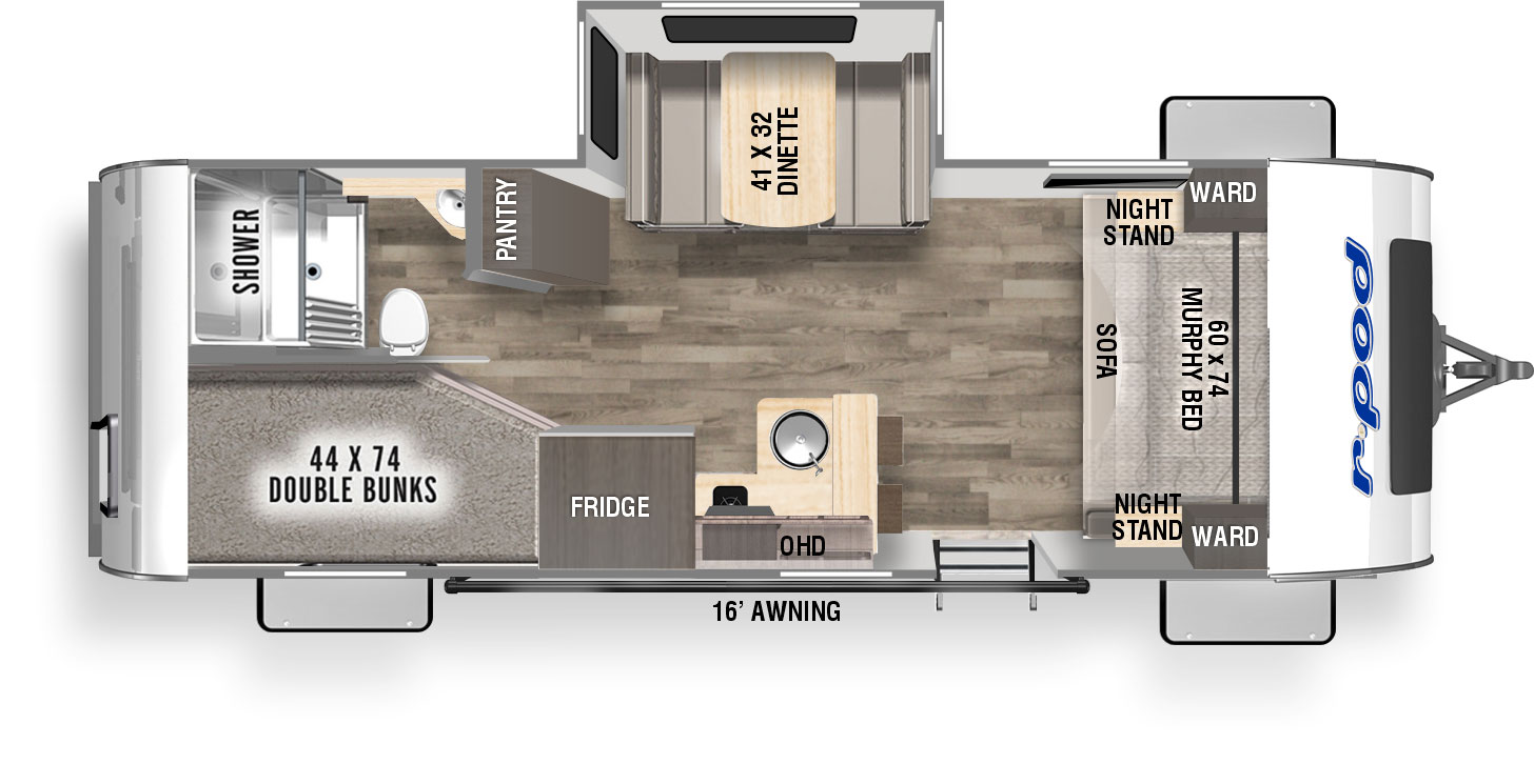 NEW 2023 Forest River R-POD 203